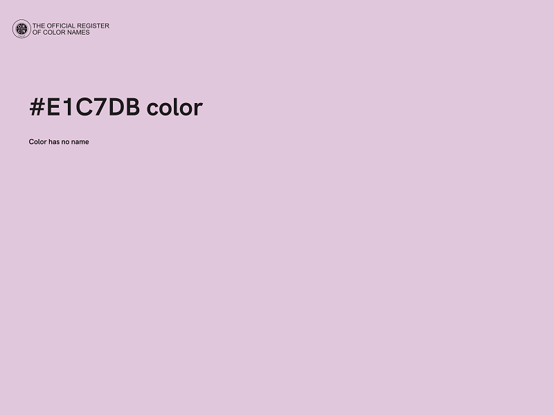 #E1C7DB color image