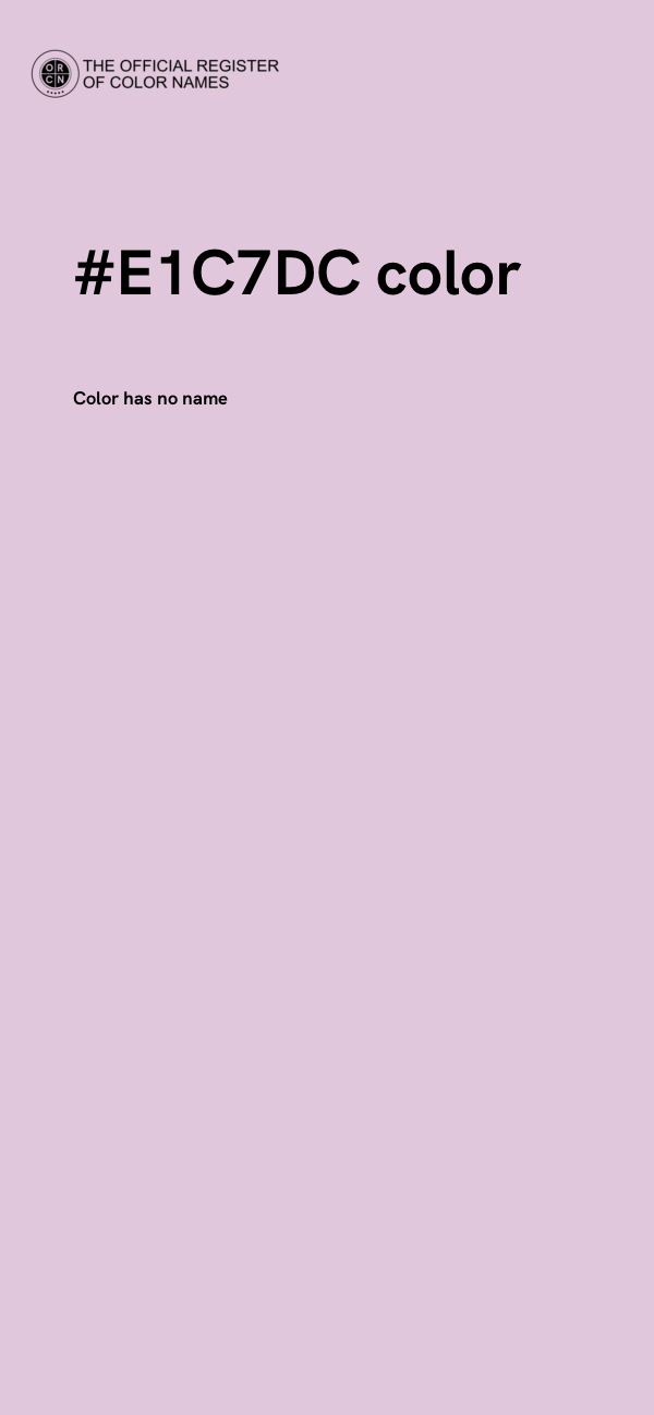 #E1C7DC color image