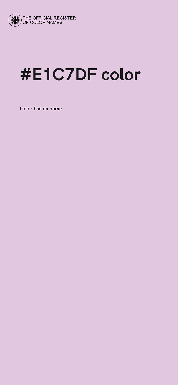 #E1C7DF color image