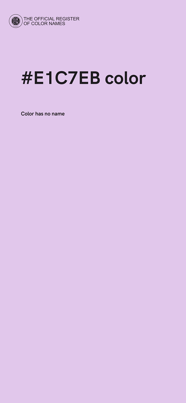 #E1C7EB color image