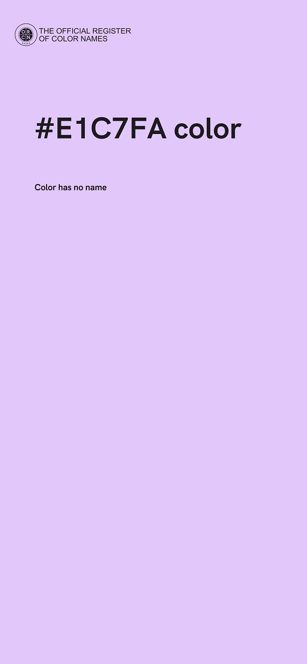 #E1C7FA color image