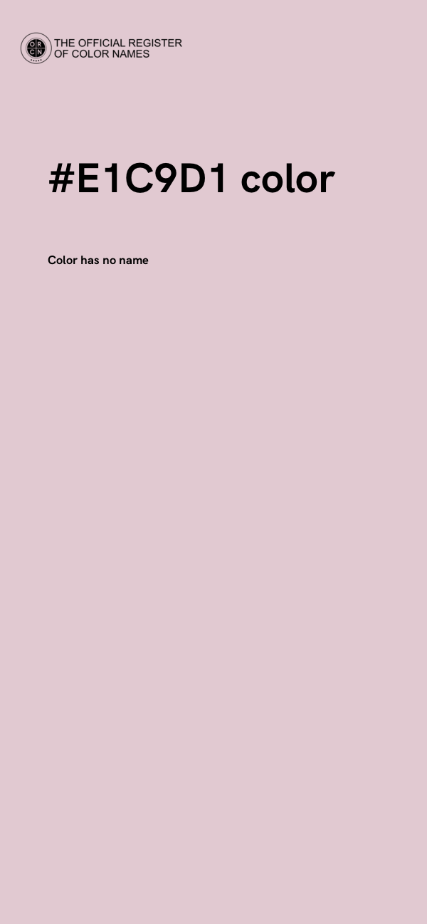 #E1C9D1 color image