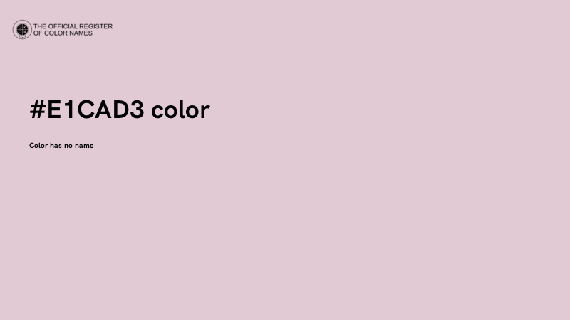 #E1CAD3 color image