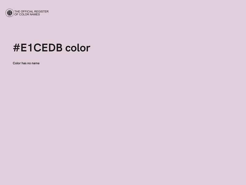 #E1CEDB color image