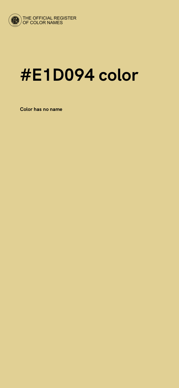 #E1D094 color image