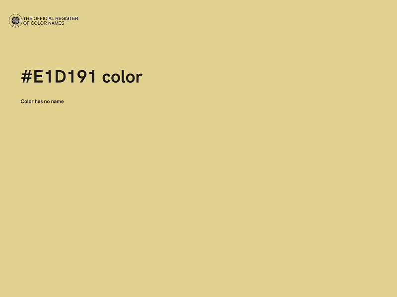 #E1D191 color image