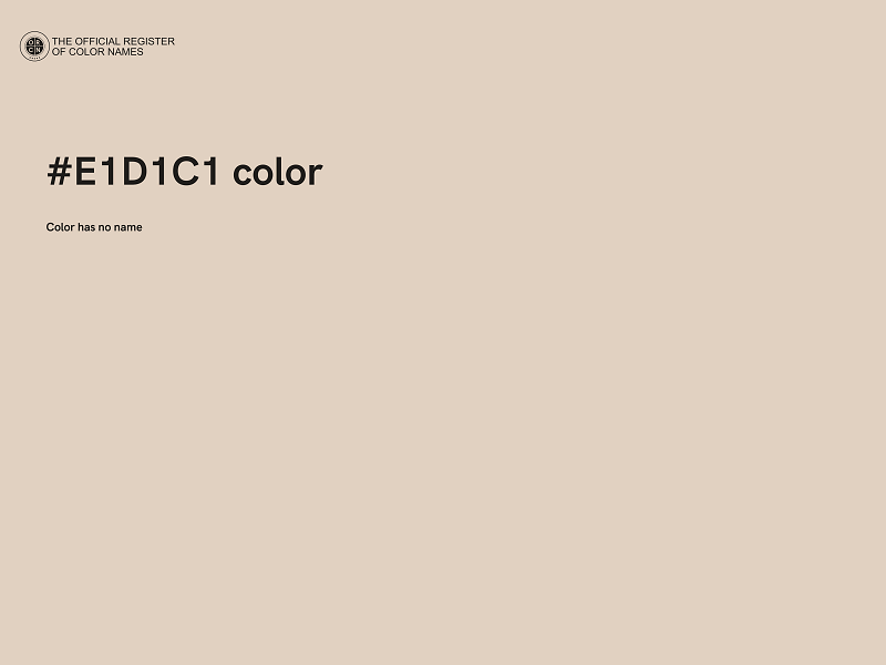 #E1D1C1 color image