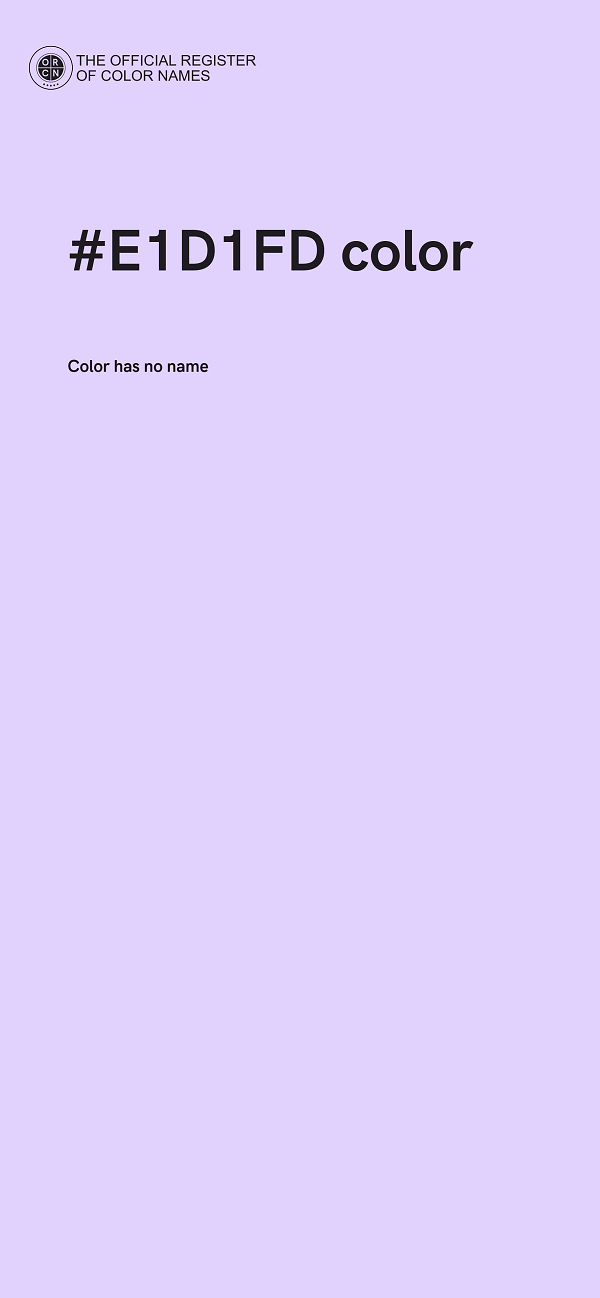 #E1D1FD color image