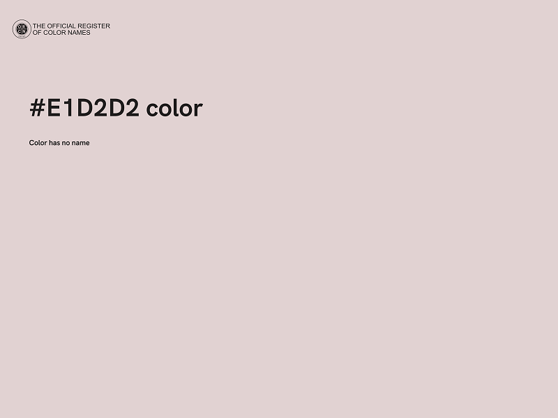 #E1D2D2 color image