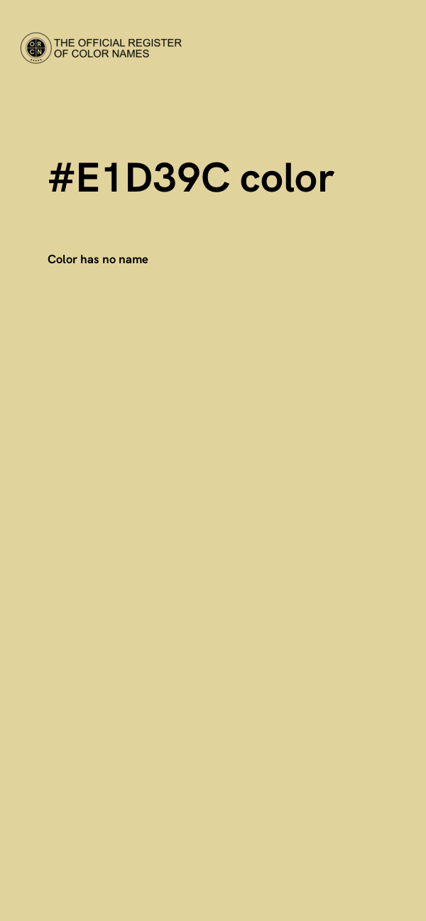 #E1D39C color image