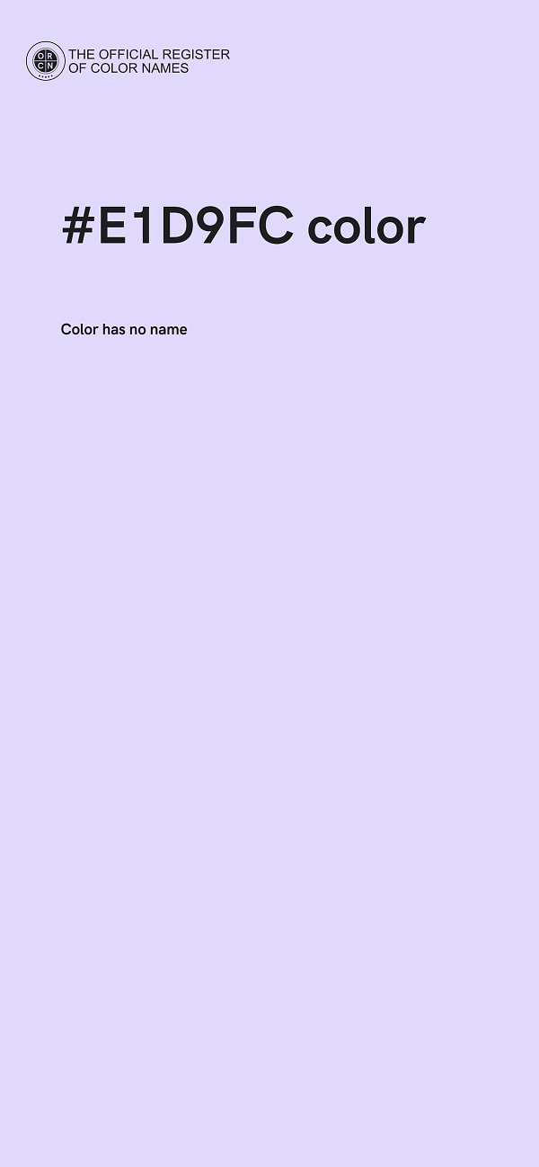 #E1D9FC color image