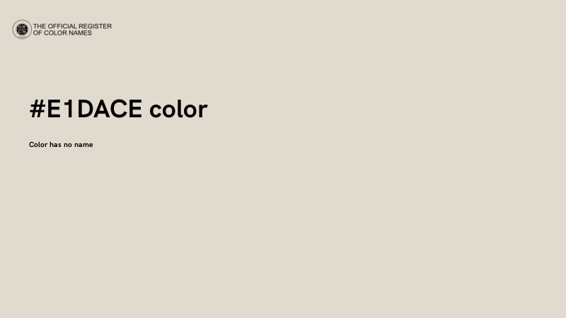 #E1DACE color image