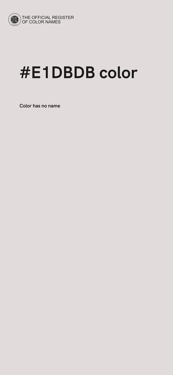 #E1DBDB color image