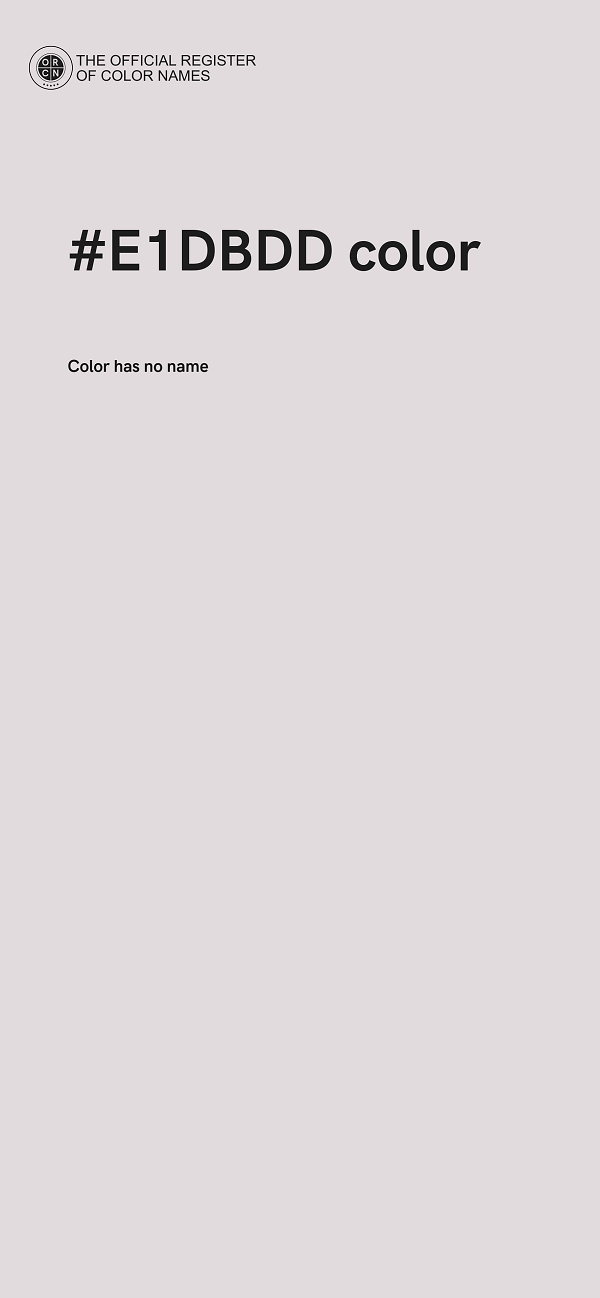 #E1DBDD color image