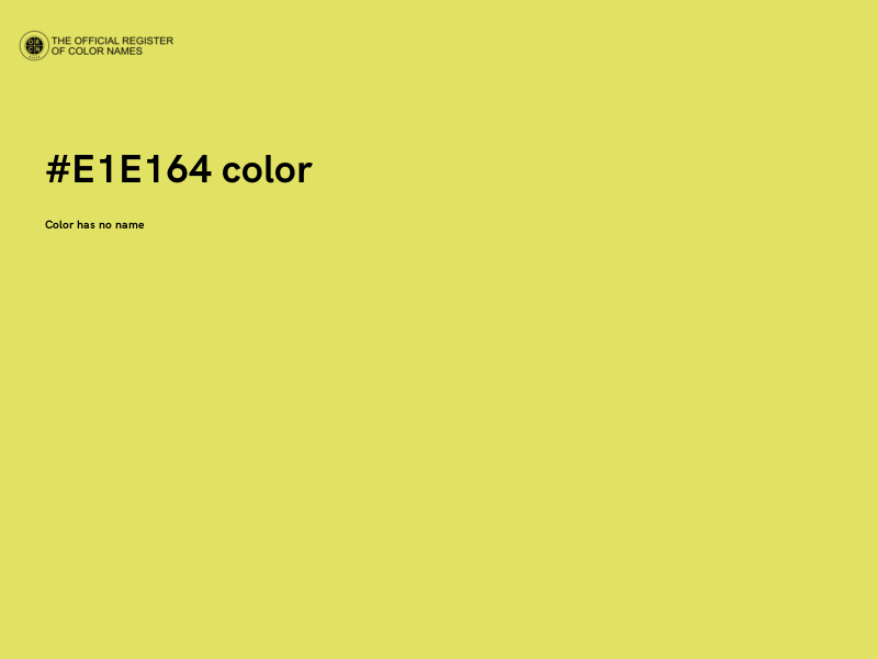 #E1E164 color image
