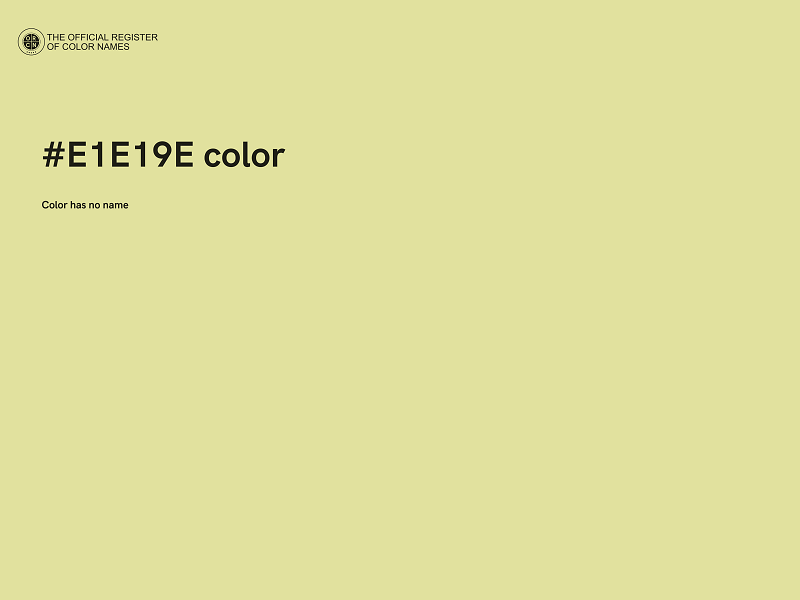 #E1E19E color image