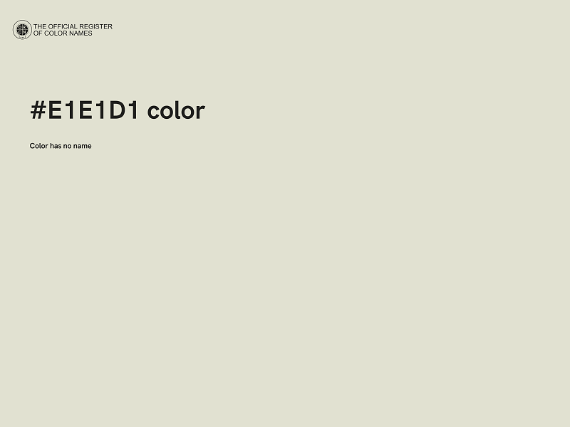 #E1E1D1 color image