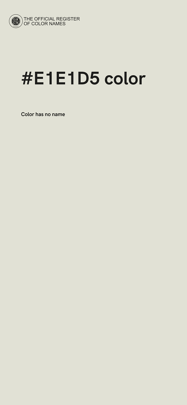 #E1E1D5 color image