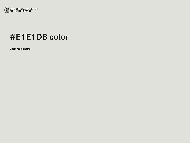 #E1E1DB color image