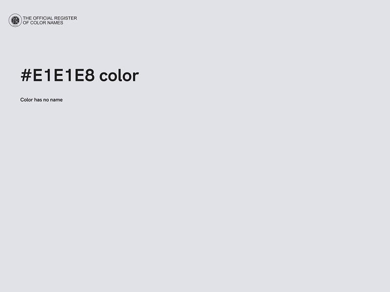 #E1E1E8 color image