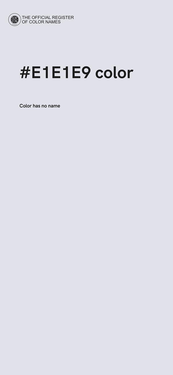 #E1E1E9 color image