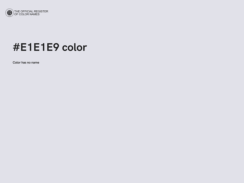 #E1E1E9 color image