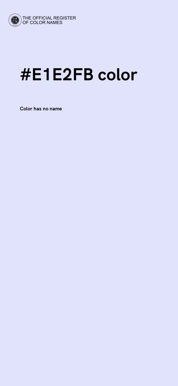 #E1E2FB color image