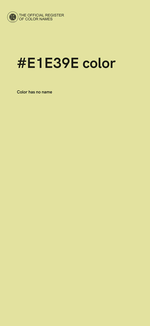 #E1E39E color image