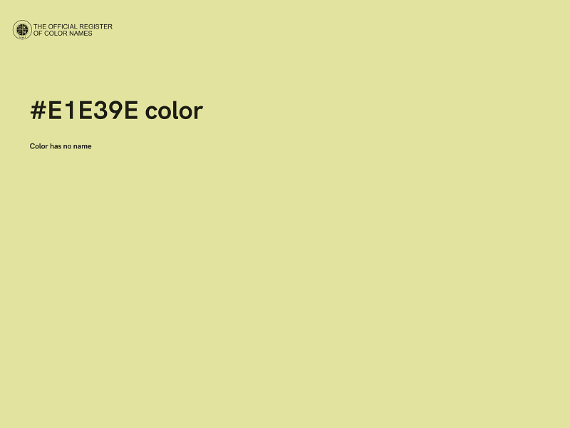#E1E39E color image