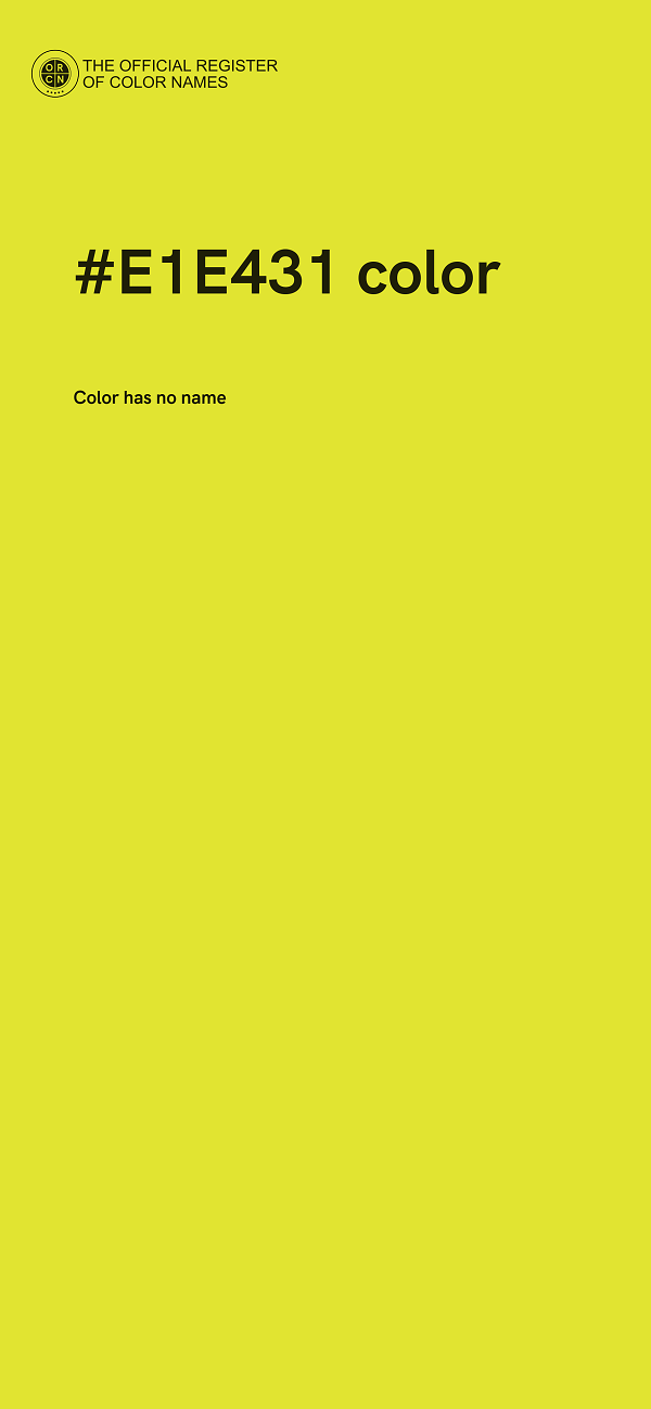 #E1E431 color image