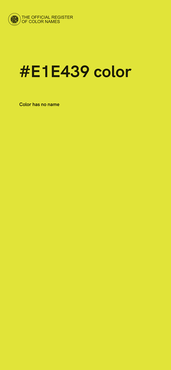 #E1E439 color image