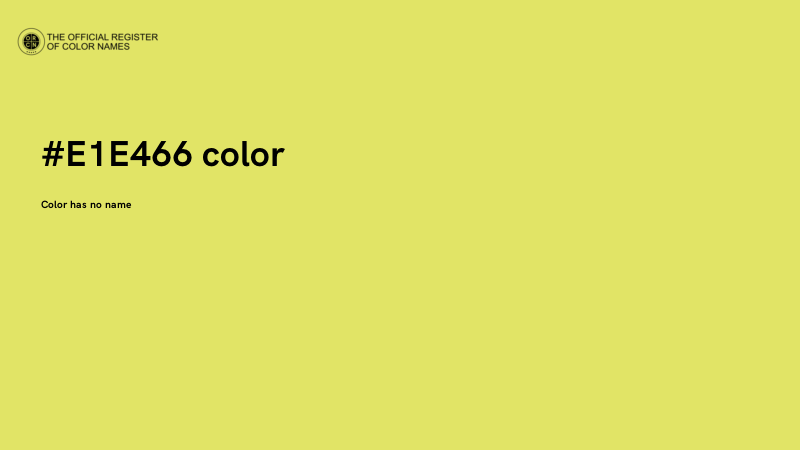#E1E466 color image