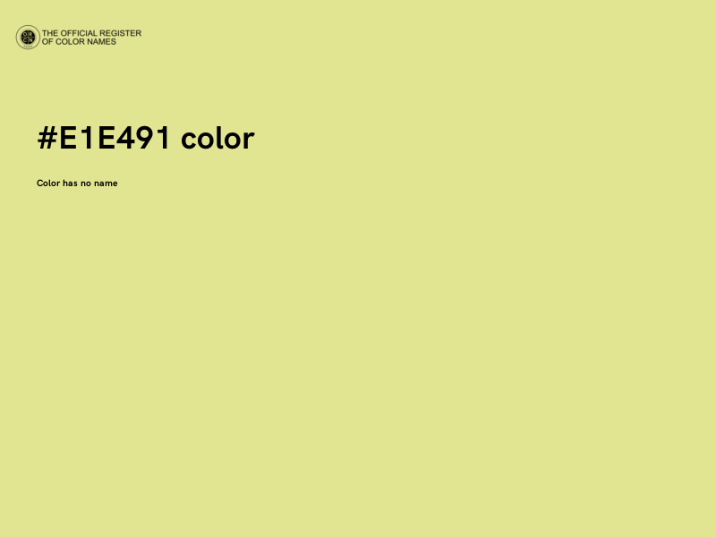 #E1E491 color image