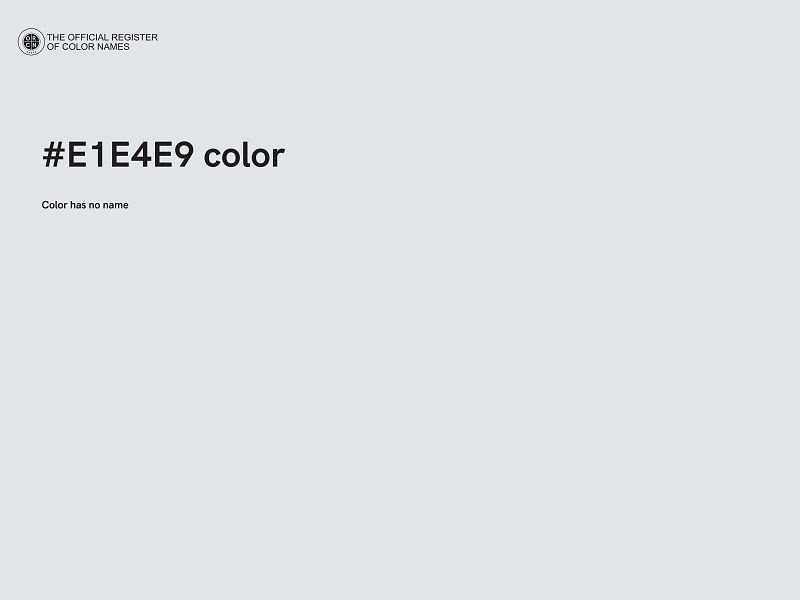 #E1E4E9 color image