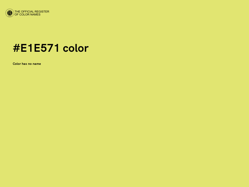 #E1E571 color image