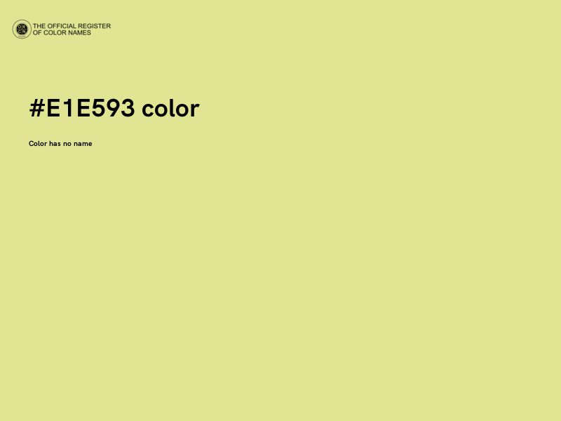 #E1E593 color image