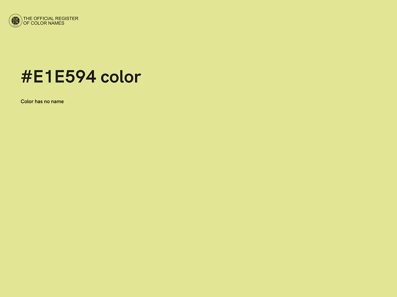 #E1E594 color image