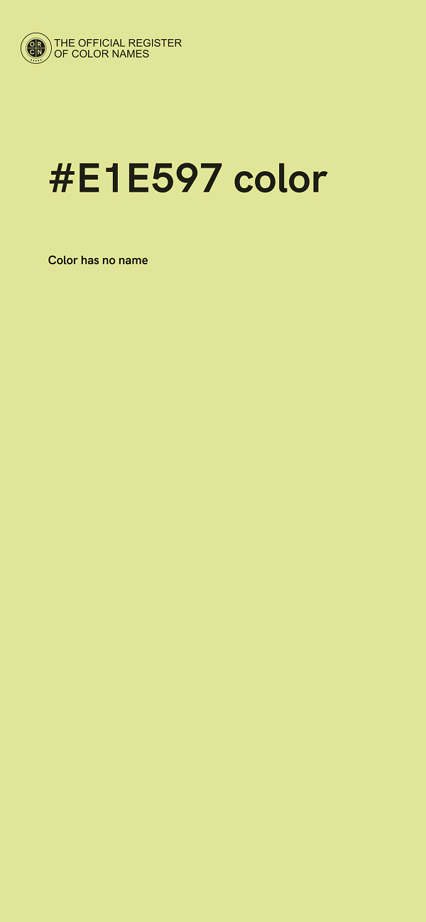 #E1E597 color image