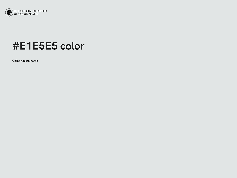 #E1E5E5 color image