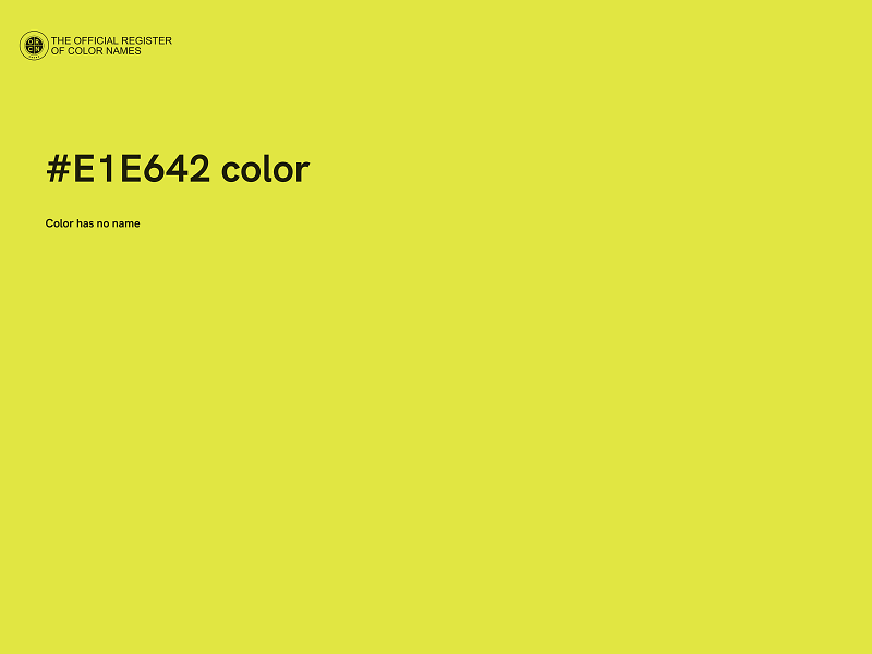 #E1E642 color image