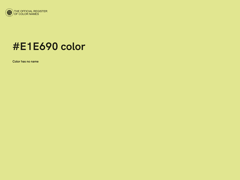 #E1E690 color image