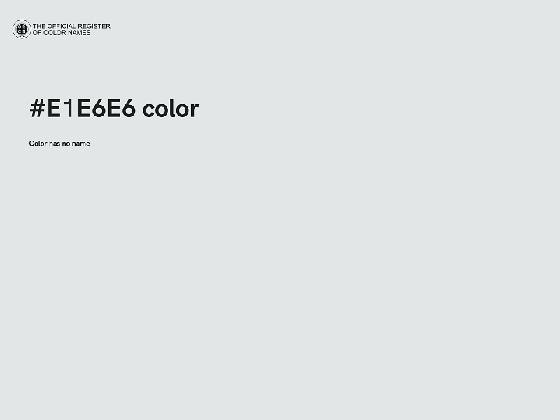 #E1E6E6 color image