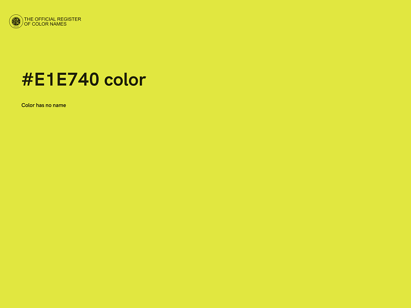 #E1E740 color image