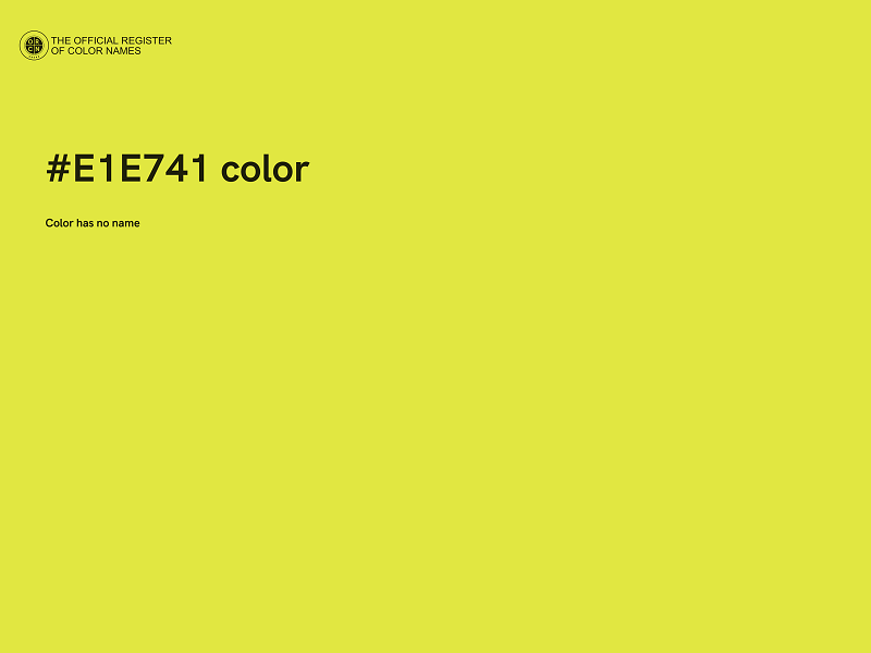 #E1E741 color image