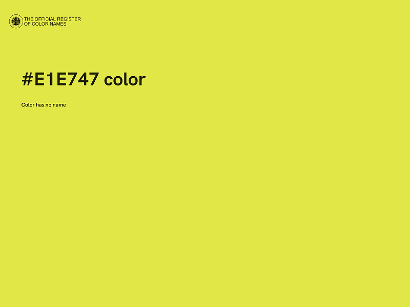 #E1E747 color image