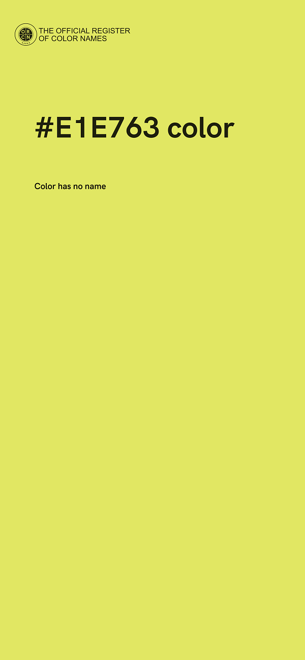 #E1E763 color image