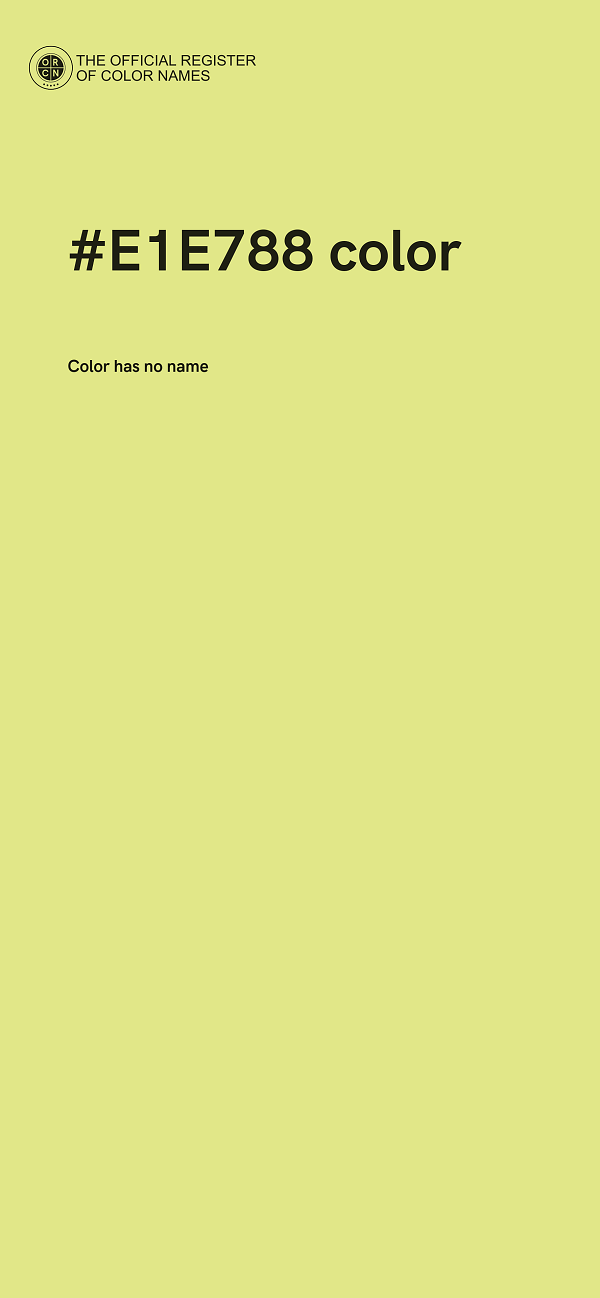 #E1E788 color image