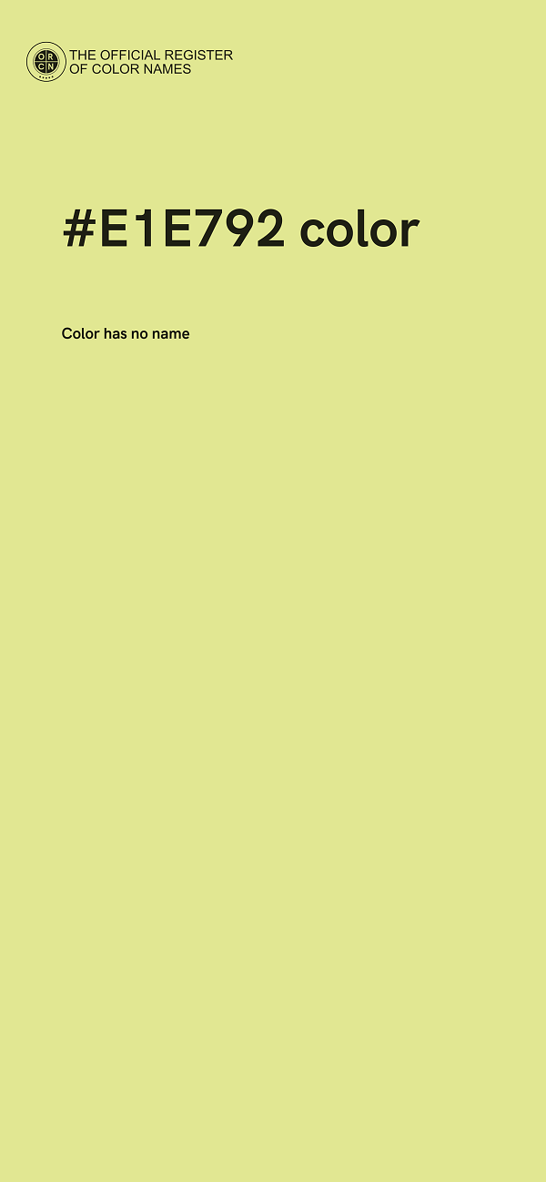 #E1E792 color image