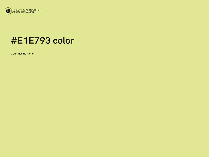 #E1E793 color image