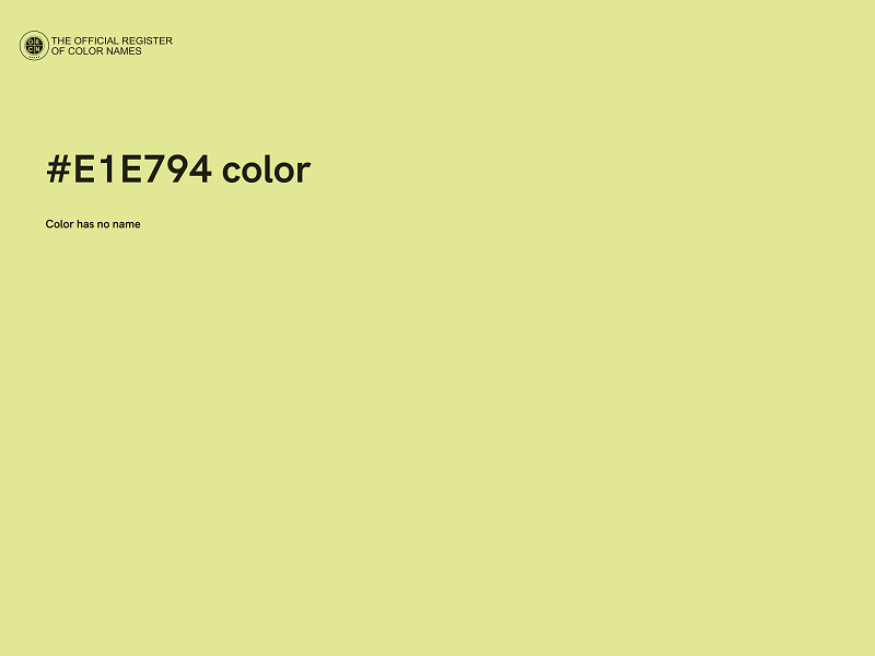 #E1E794 color image